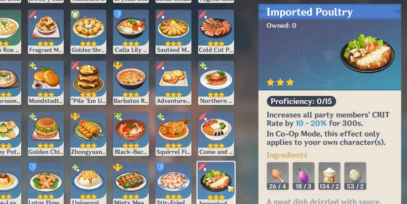 Share Dish with Chouji Genshin Impact Gazing Three Thousand Miles Away