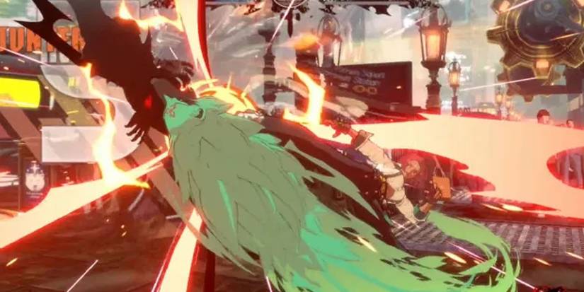 Giovanna securing a fierce attack - Guilty Gear Strive Giovanna Guide