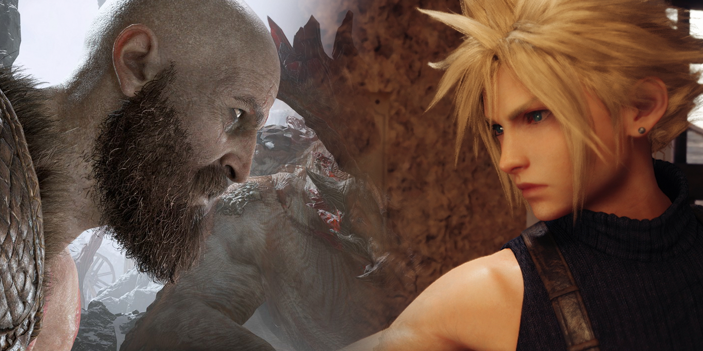 God Of War Kratos Final Fantasy 7 Cloud