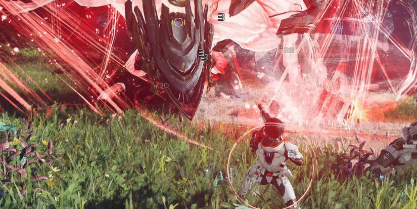 A character making a special attack