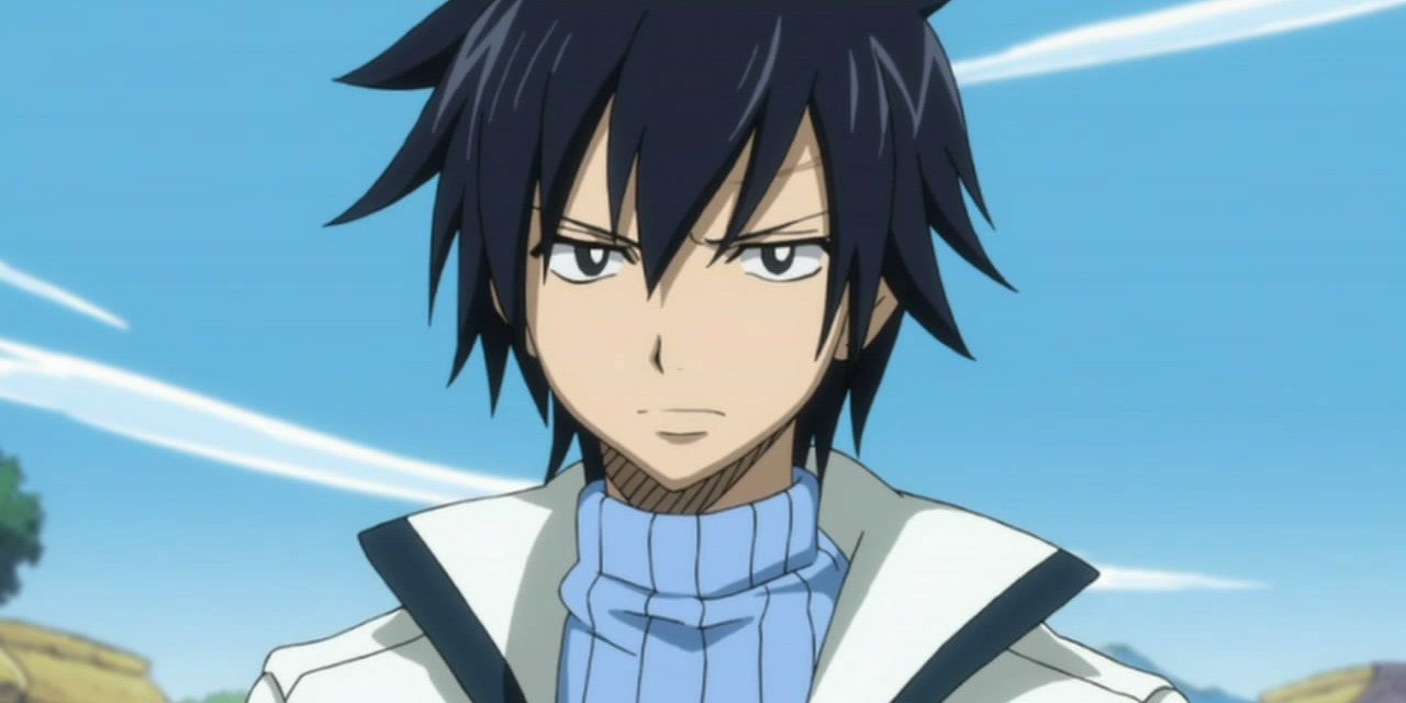 Gray Fullbuster solemn face Fairy Tail