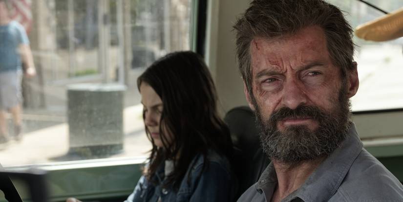 Hugh Jackman and Dafne Keen in Logan