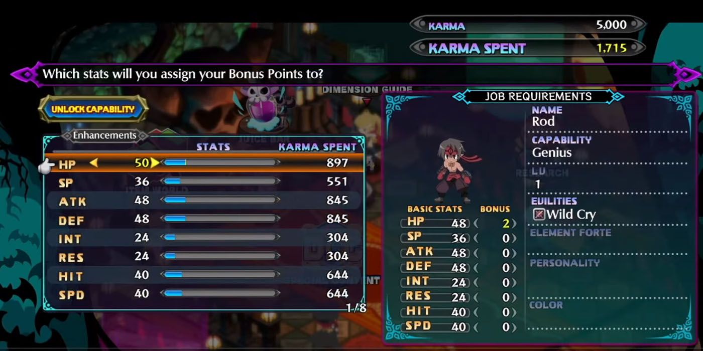 disgaea 5 stat cap