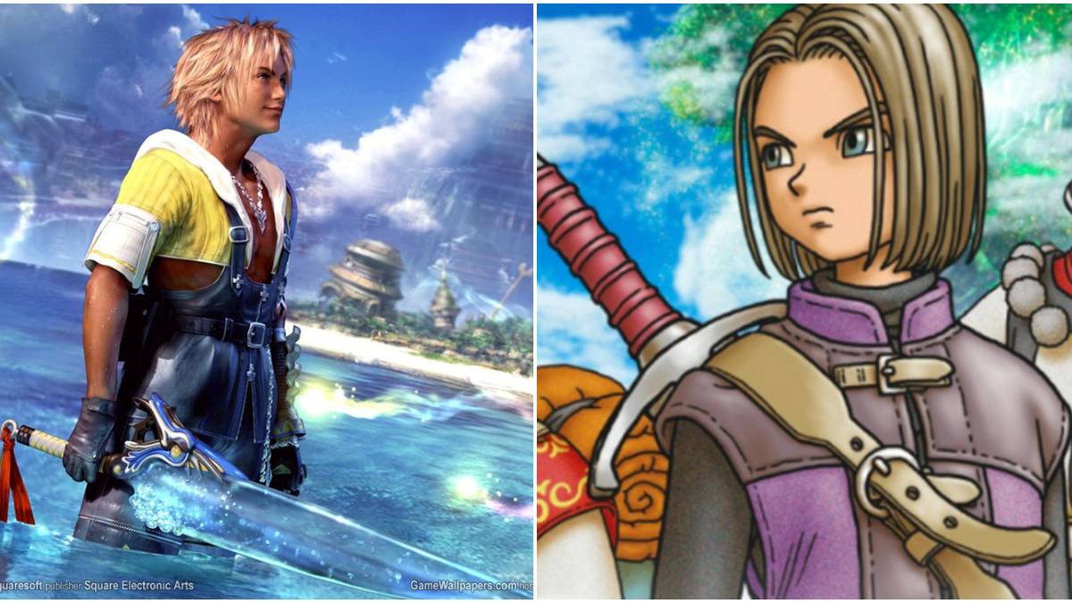 JRPG Final Fantasy 10 Dragon quest