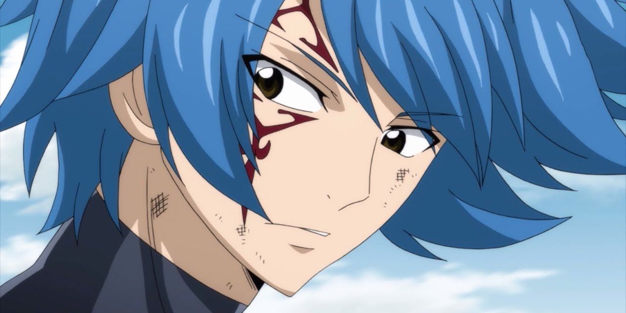 Jellal Fernandes tattoo on face Fairy Tail