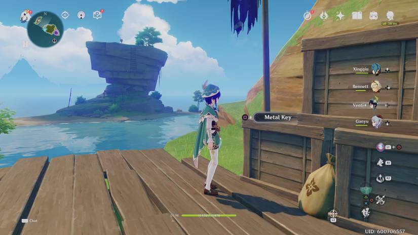 Static Tree Climbing Rope Genshin Impact: All Jinren Island Key and Cage Locations