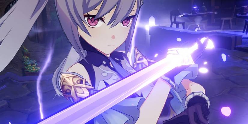 Keqing using her Burst