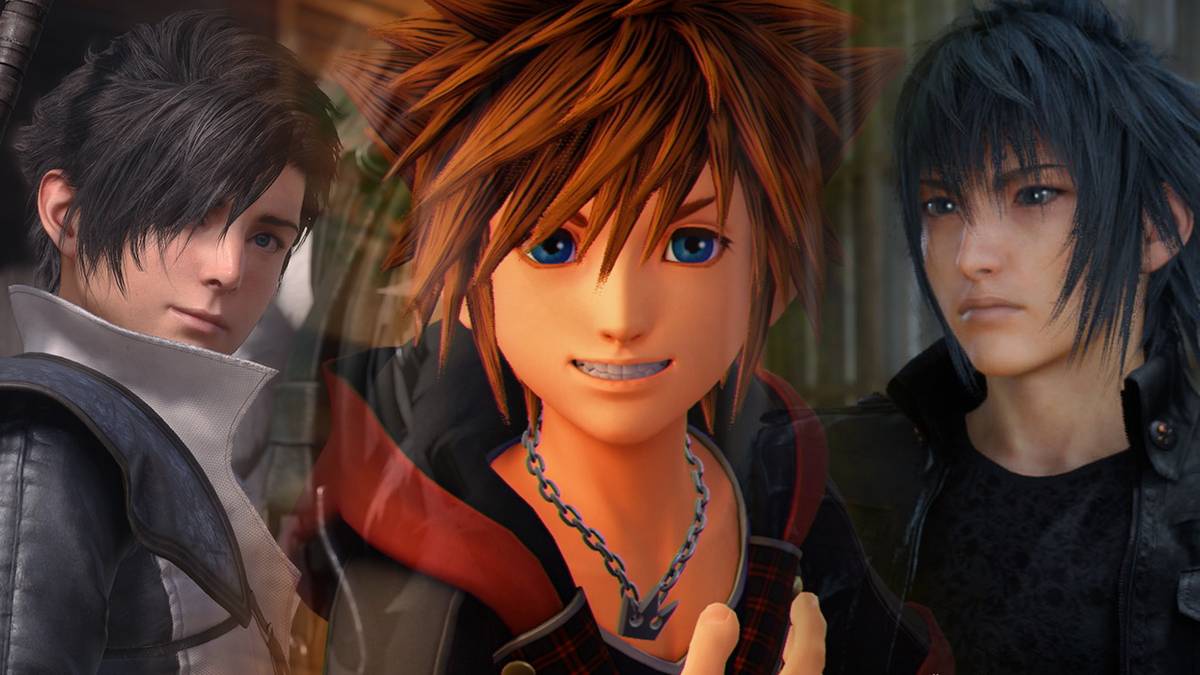 Kingdom Hearts Sora FF15 FF16 Protagonists