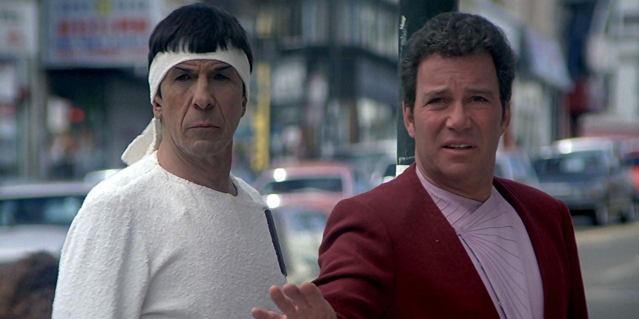 Kirk and Spock in Star Trek IV The Voyage Home