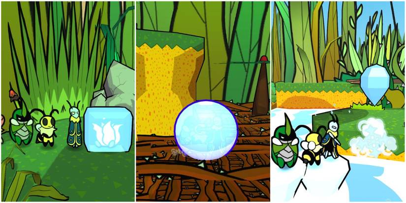 Leif Using Freeze, Bubble Shield, and Icicle