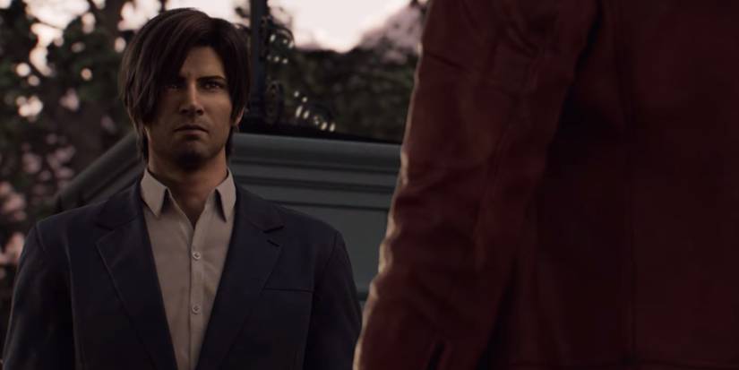 Leon saying his goodybe to Claire