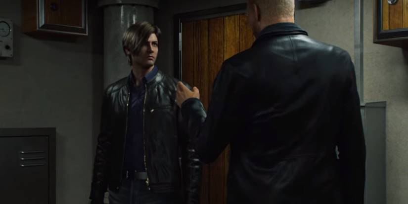 Leon talking to Jason