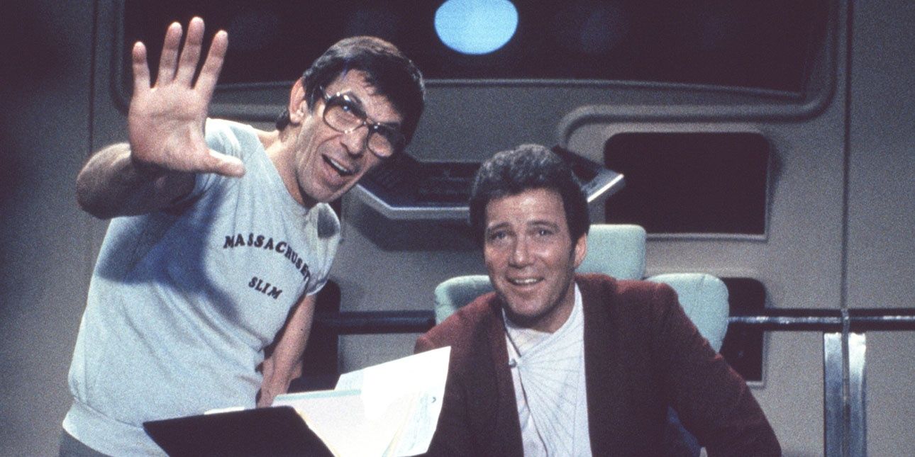 Leonard Nimoy and William Shatner in Star Trek III: The Search for Spock