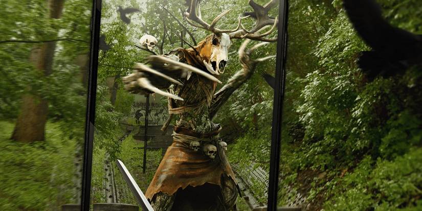 A leshen in The Witcher: Monster Slayer