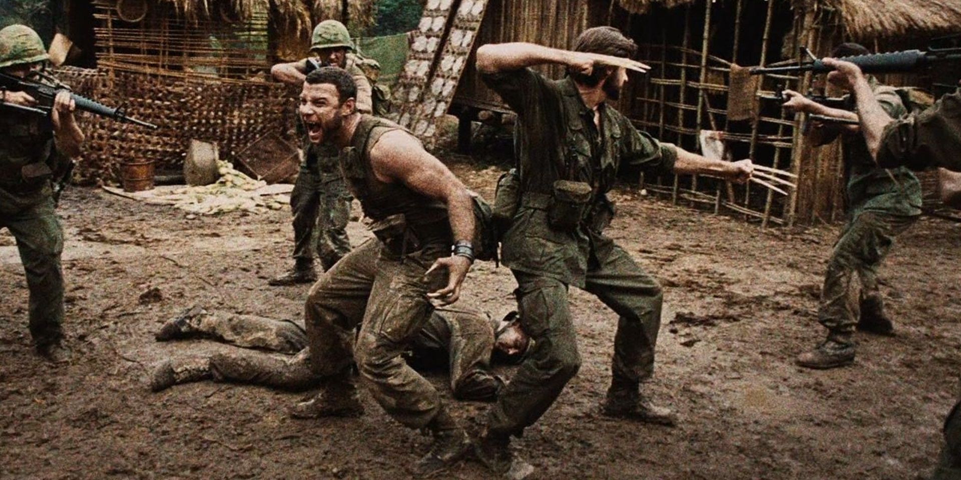 Logan and Victor in Vietnam in X-Men Origins Wolverine