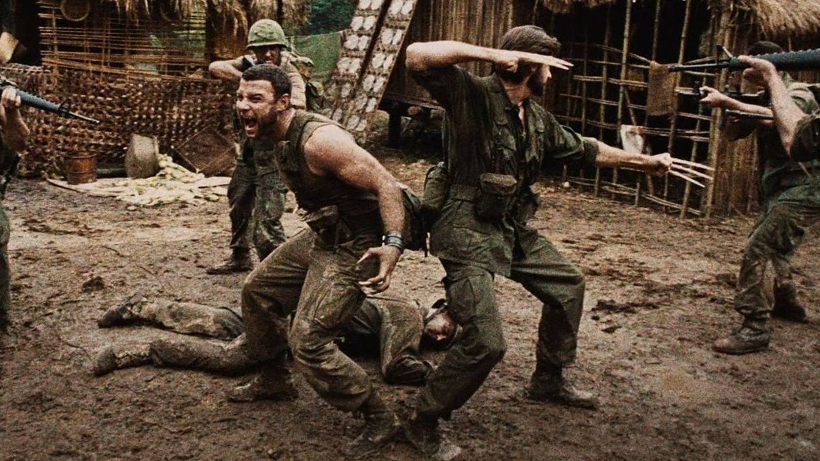 Logan and Victor in Vietnam in X-Men Origins Wolverine