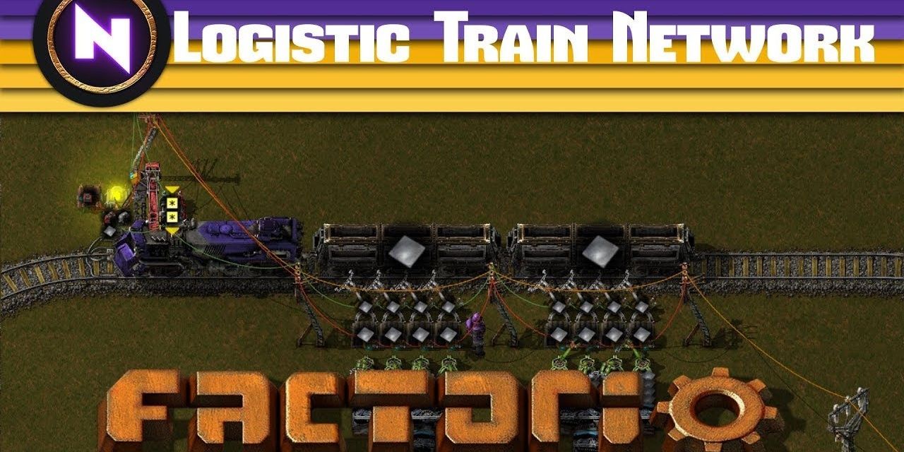 Logistic Train Network mod for Factorio