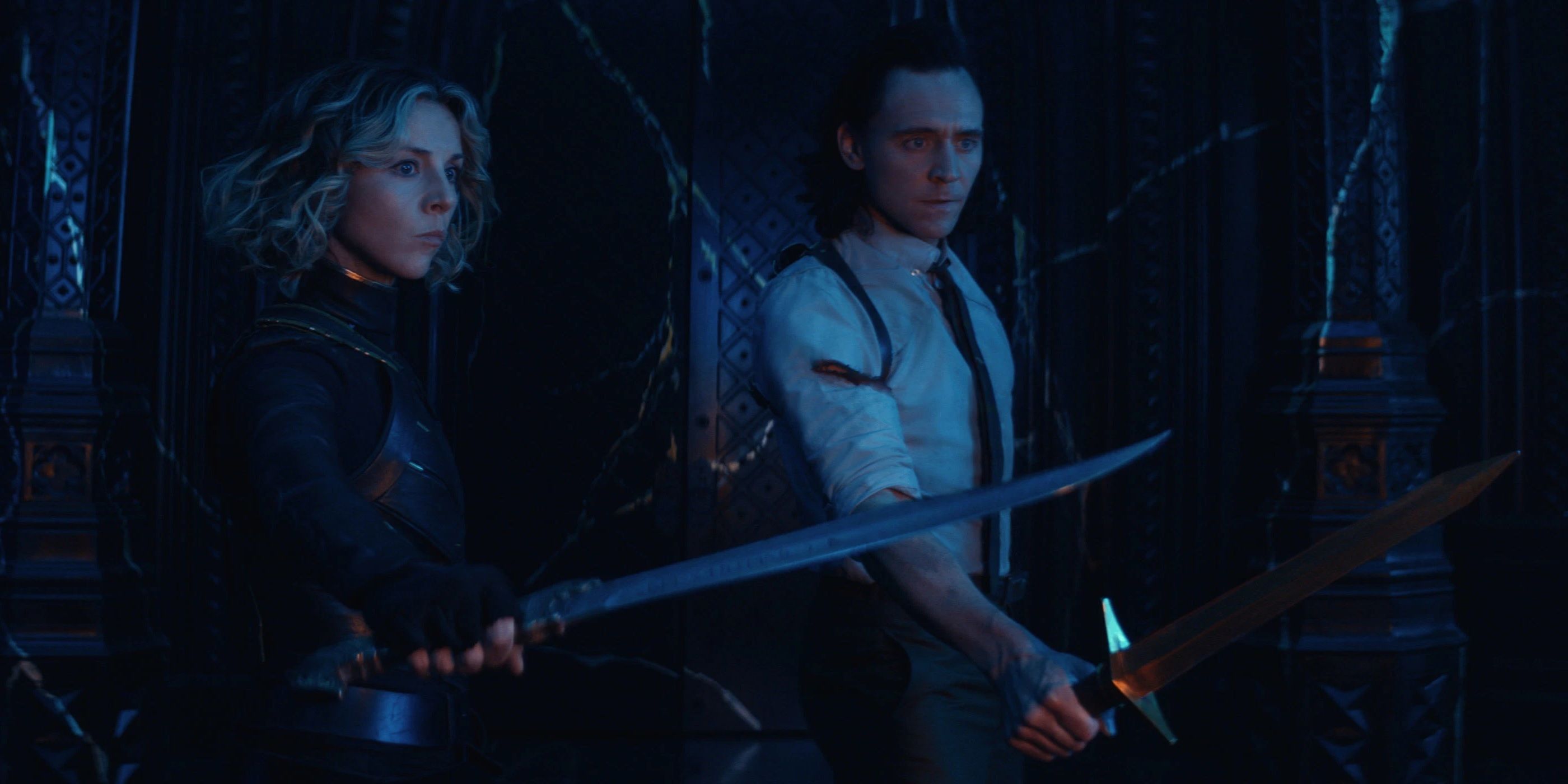 Loki and Sylvie in the Loki finale