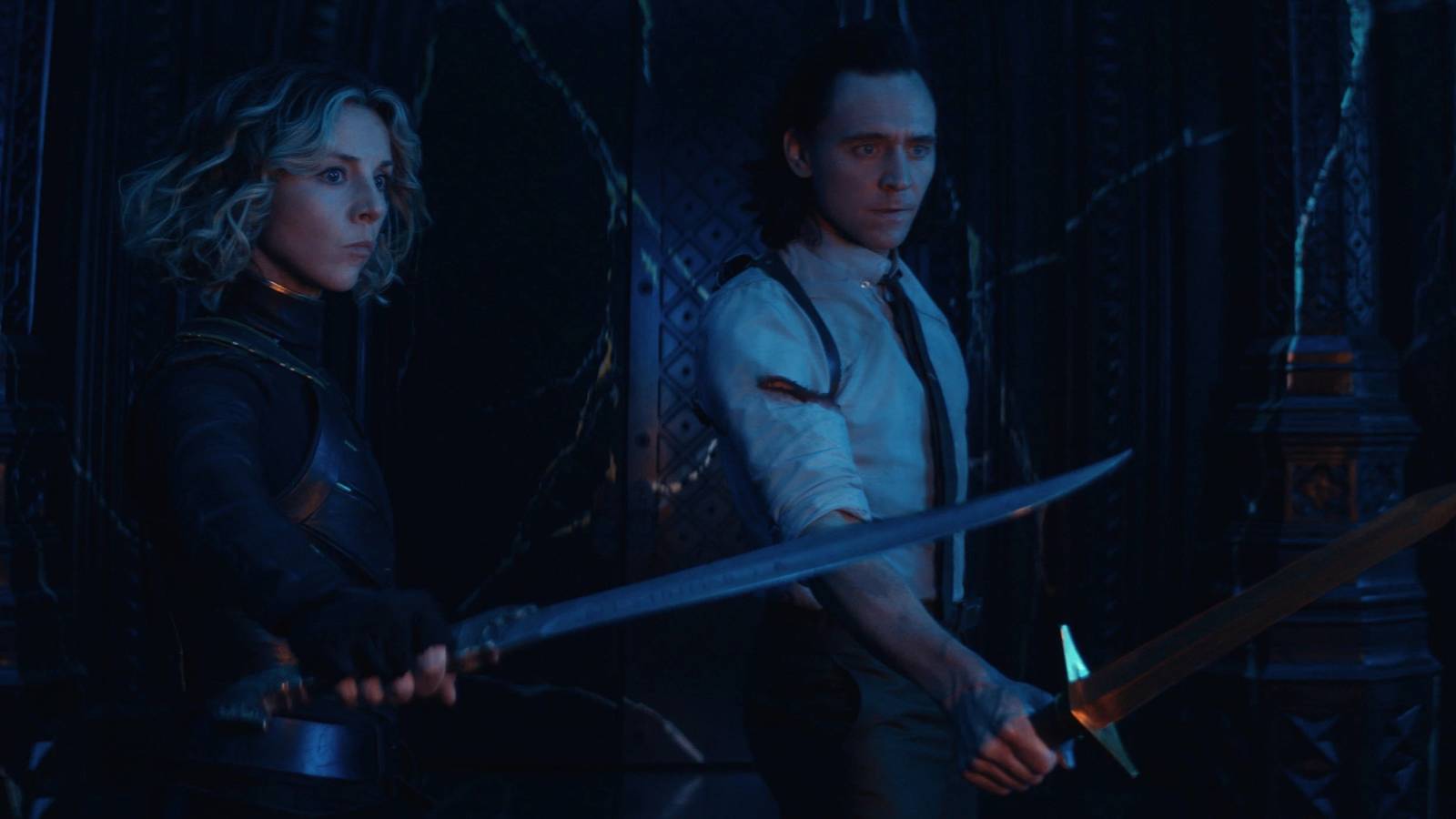 Loki and Sylvie in the Loki finale