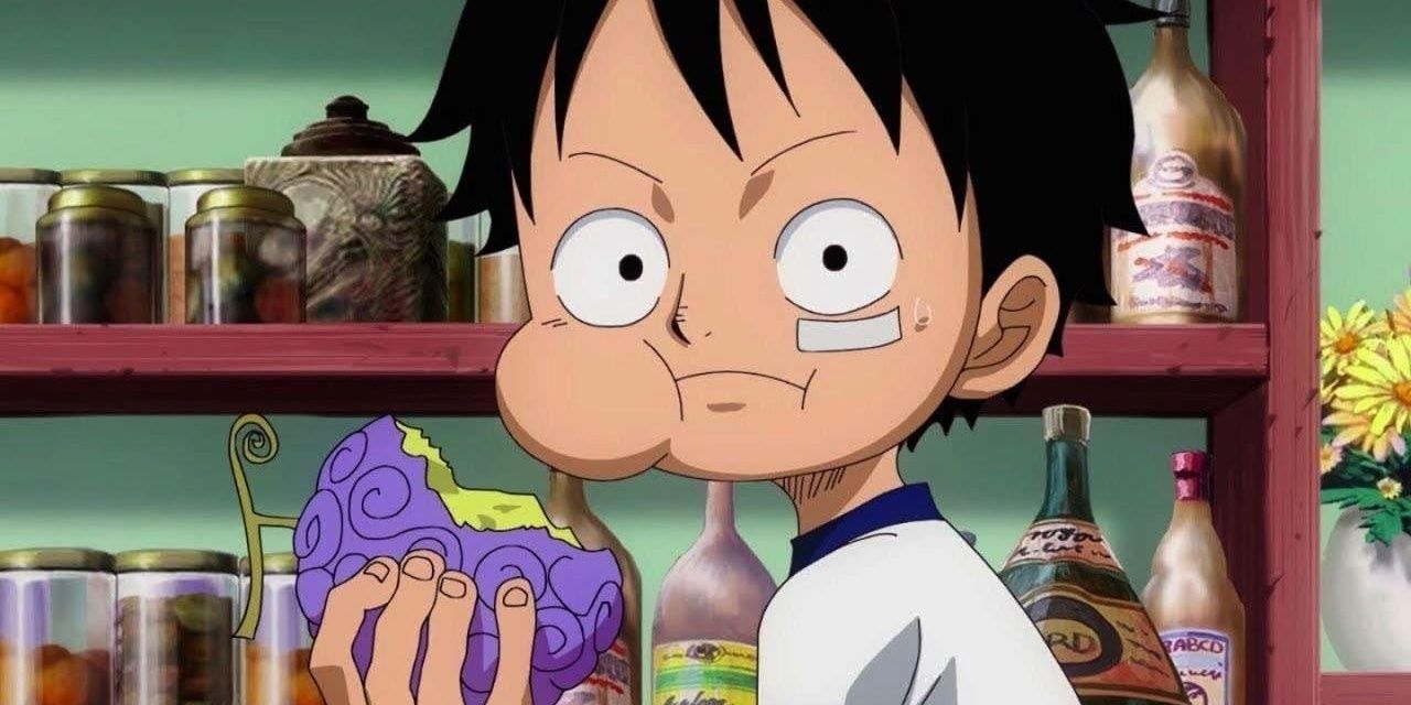 Luffy and the Devil Fruit in Once Piece