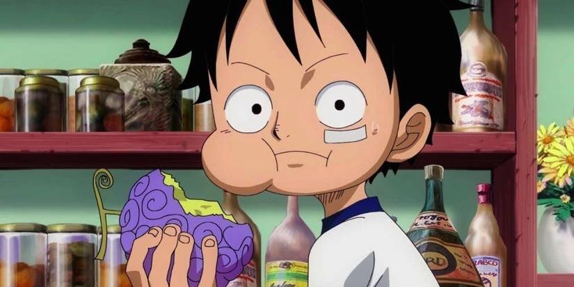Luffy and the Devil Fruit in Once Piece