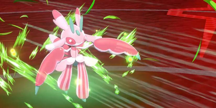 Lurantis unleashing an attack