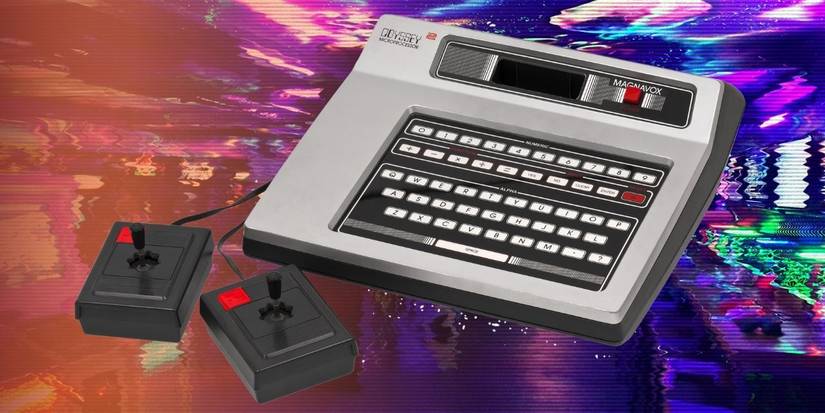 Magnavox Odyssey controller against VHS picture of Mancunian arcade NQ64