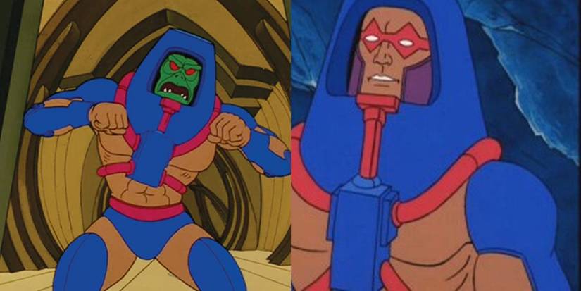 Man E Faces sporting his beast and robot face