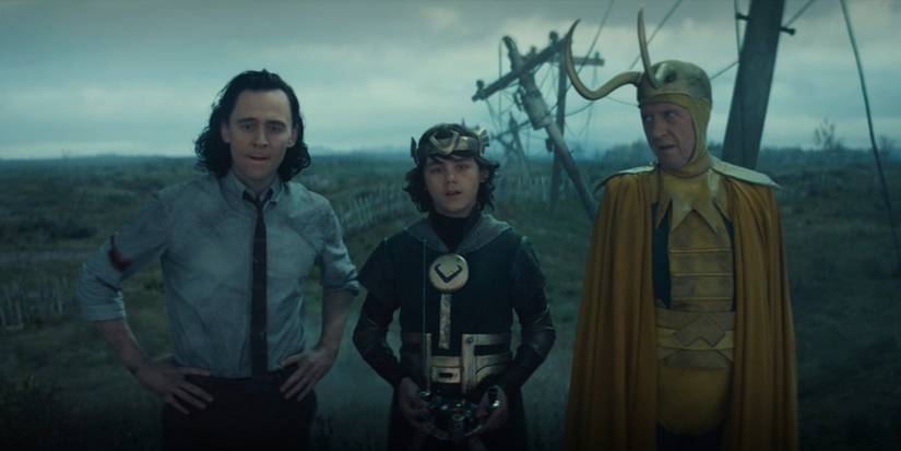 Kid Loki, Old Man Loki and Tom HiddlestoneLoki