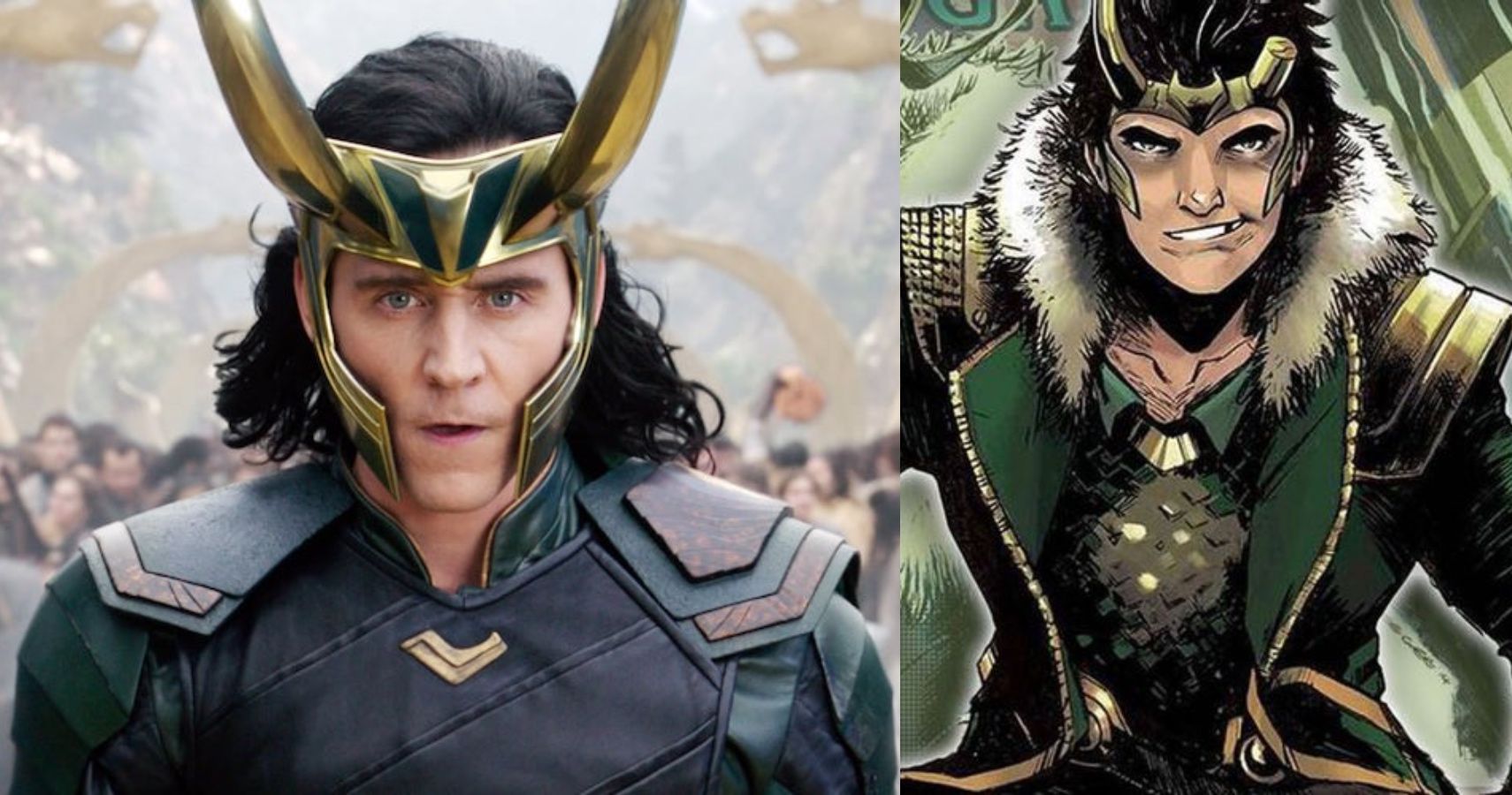 Marvel Loki and Comic Norse Loki