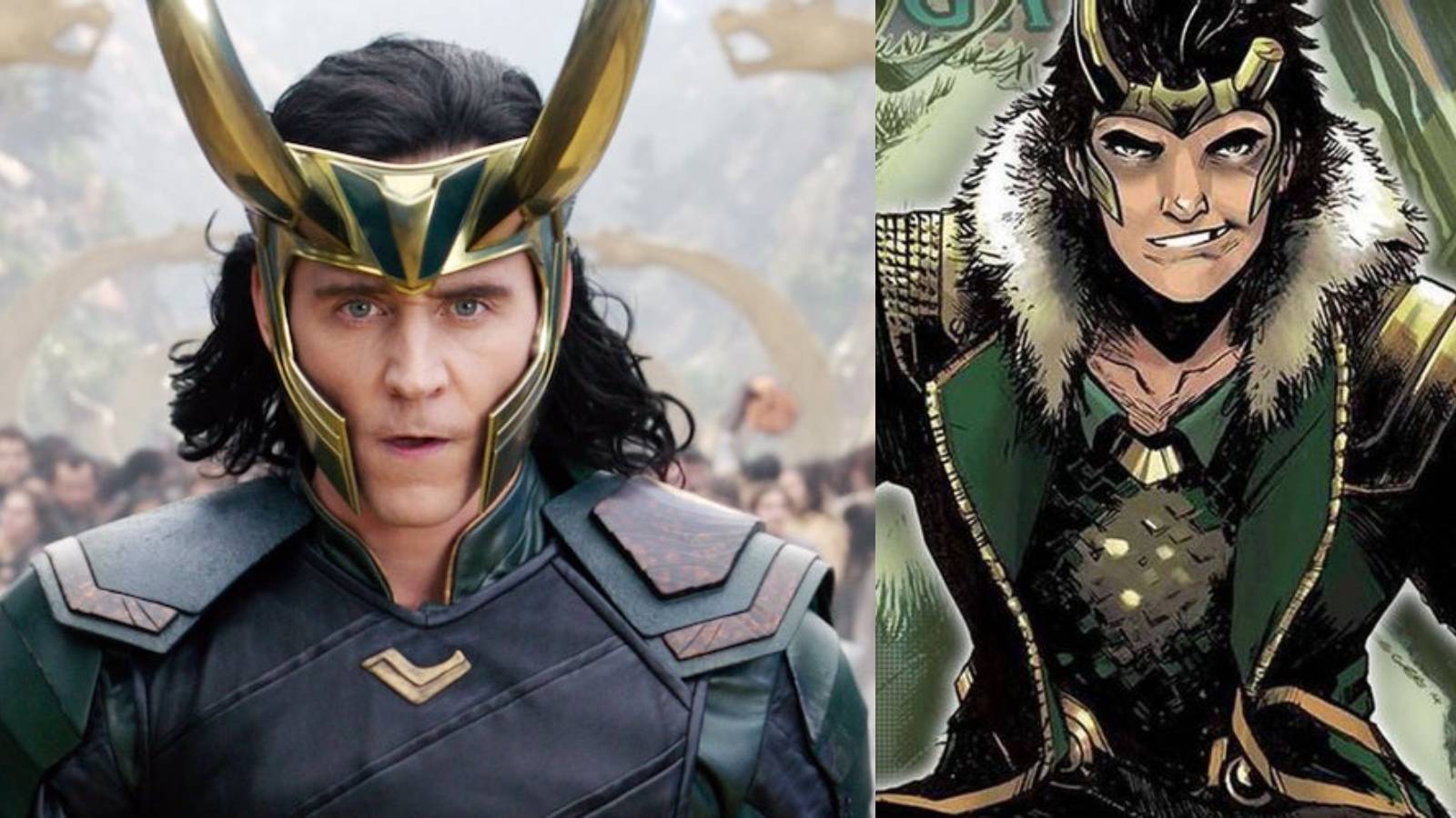 Marvel Loki and Comic Norse Loki