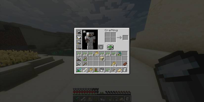 Armor and shield in Inventory