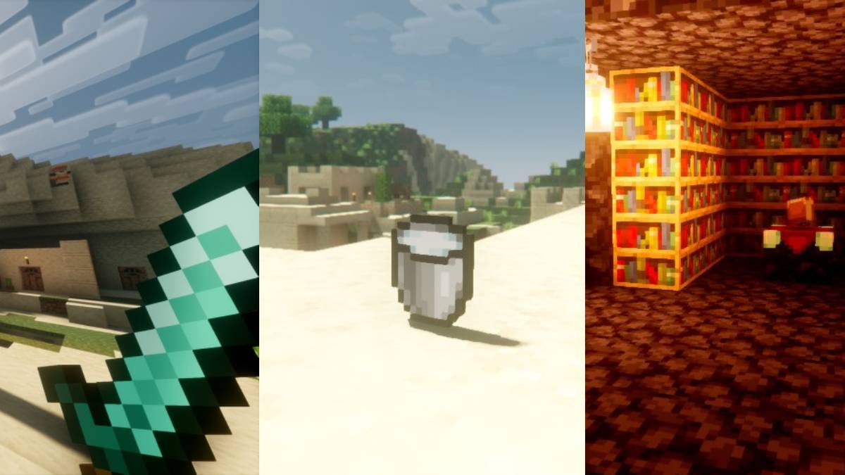 Sword, bucket of milk, enchanting table