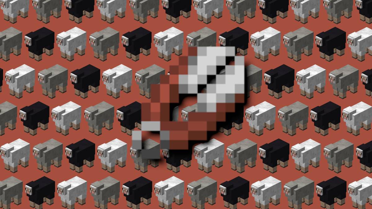 Making shears in Minecraft