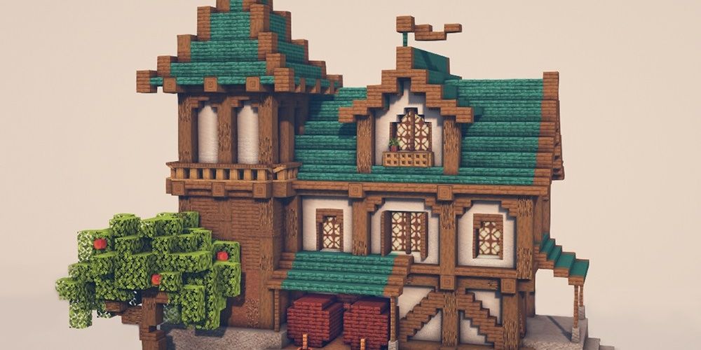 Minecraft Basic Medieval House