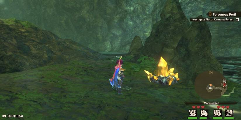 Exploring the world in from Monster Hunter Stories 2