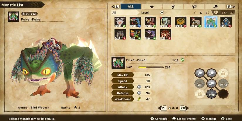 Pukei-Pukei from Monster hunter stories 2