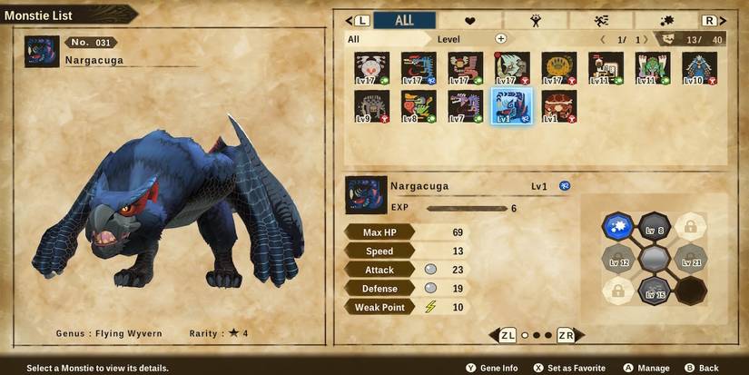 Nargarcuga from Monster hunter stories 2