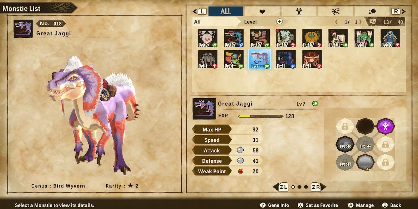 Great Jaggi from Monster hunter stories 2