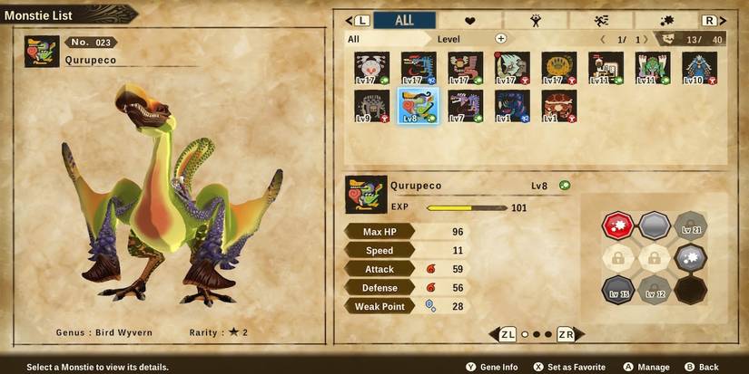 Qurupeco from Monster hunter stories 2