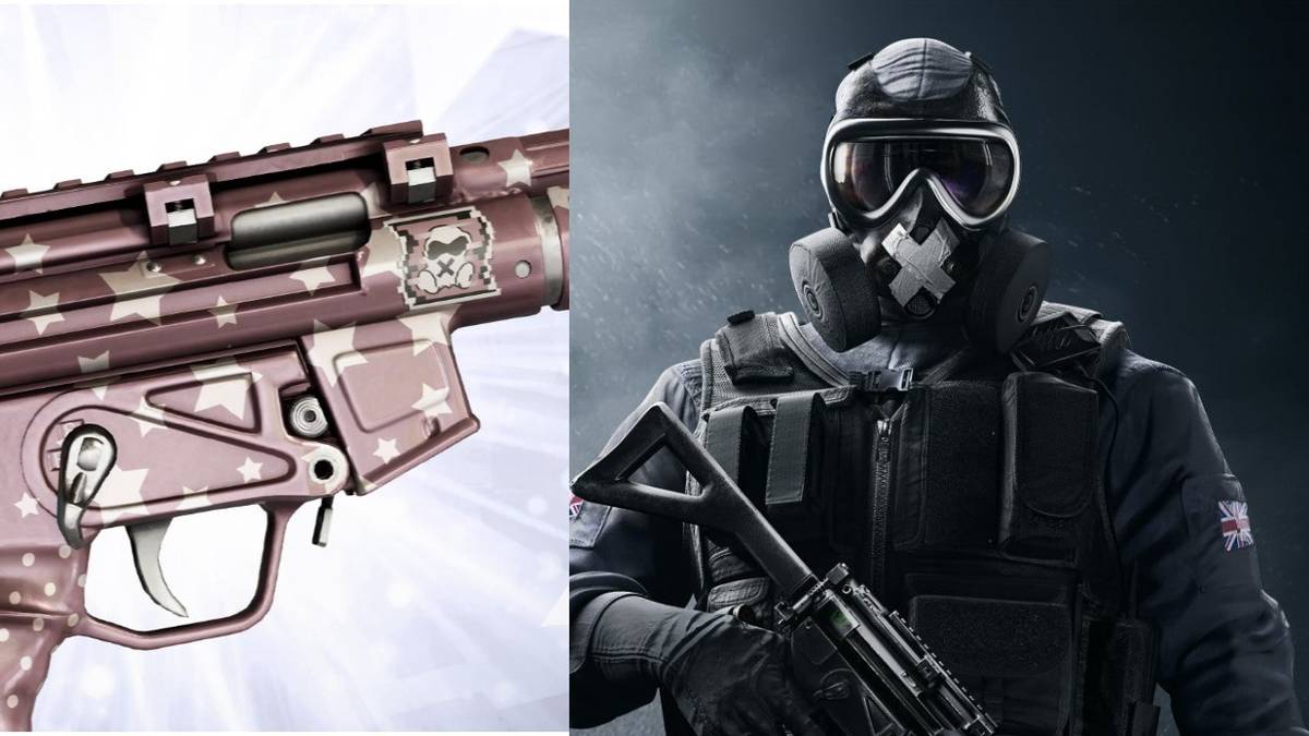 Mute's Gift Skin for MP5K and Mute holding gun Rainbow Six Siege
