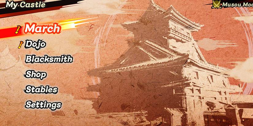 My Castle in Samurai Warriors 5