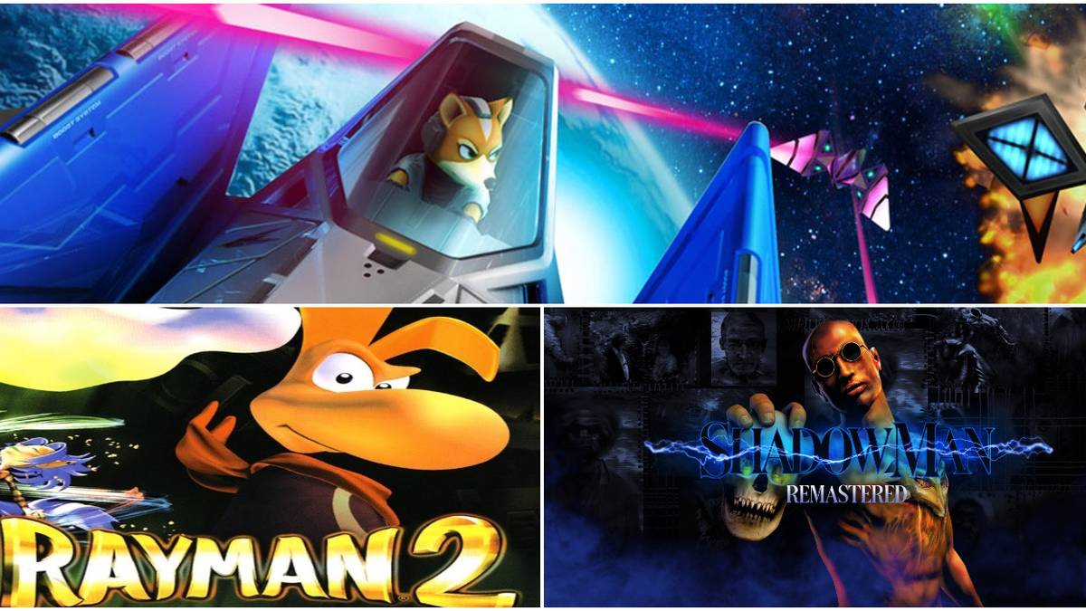 Star Fox 64, Rayman 2 & Shadow Man Covers