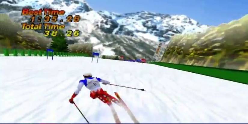 Downhill Skiing Nagano Winter 98