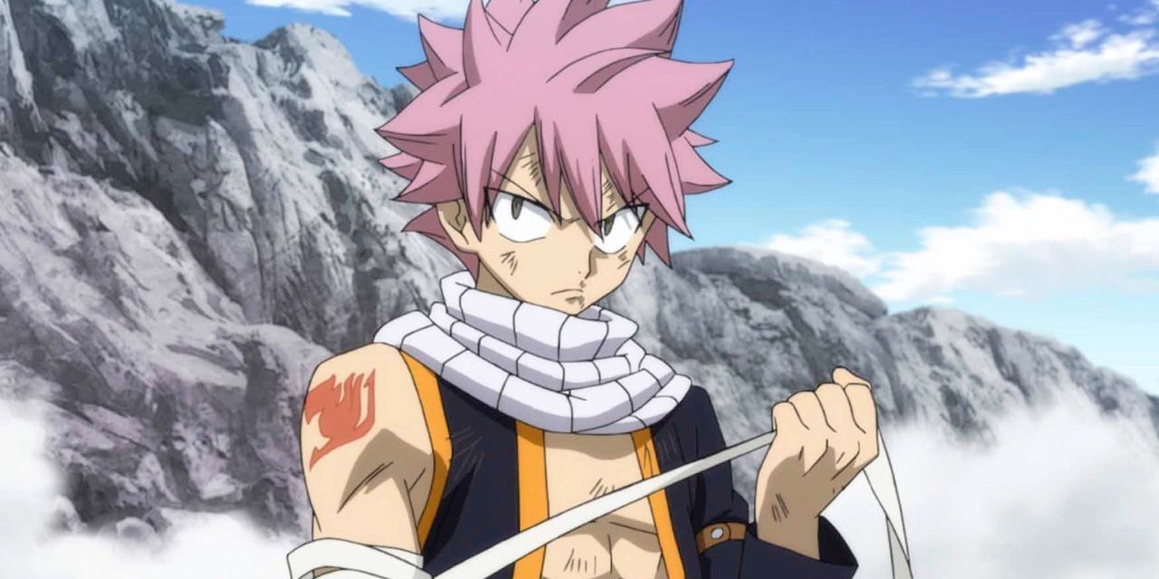 Serious Natsu Dragneel in fight Fairy Tail