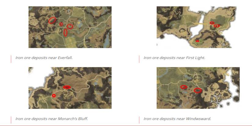 Iron Ore in MMORPG New World