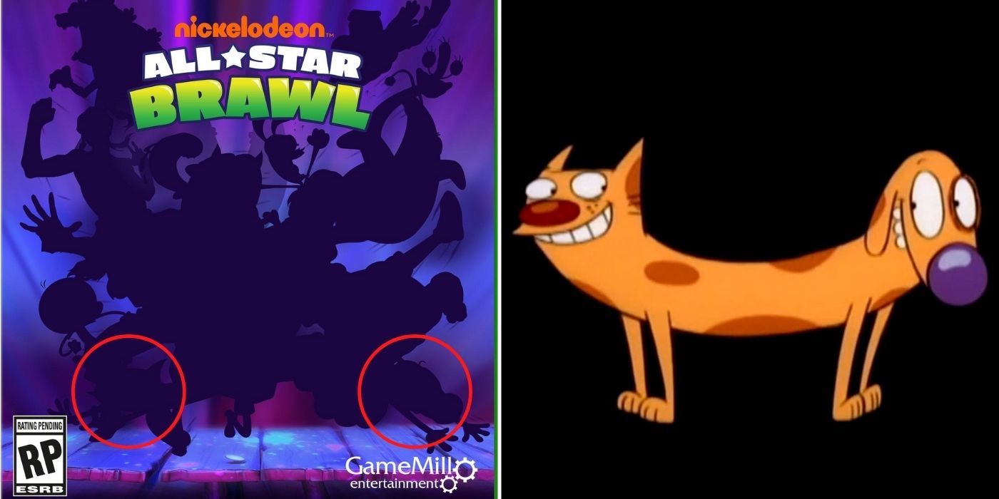 Nickelodeon All-Star Brawl Box Art CatDog