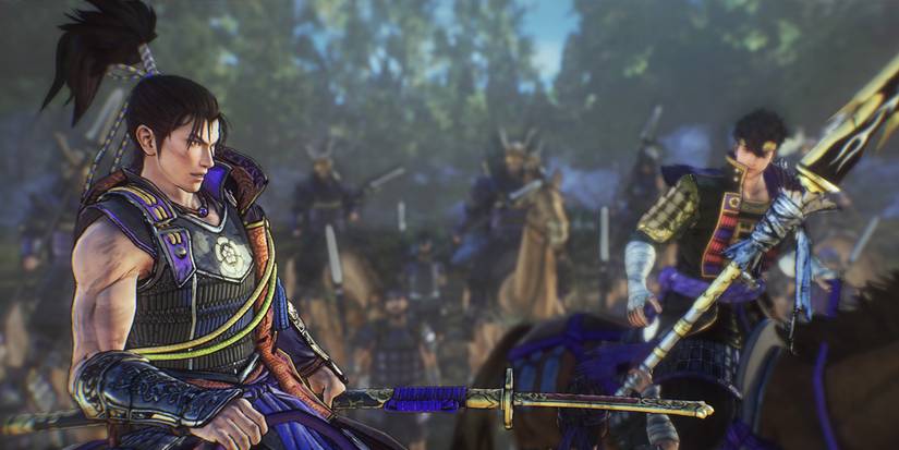 Nobunaga Oda alongside a partner