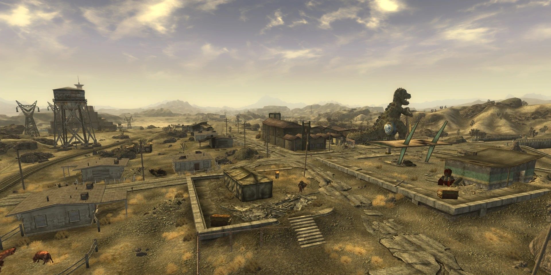 The Town Of Novac From Fallout New Vegas