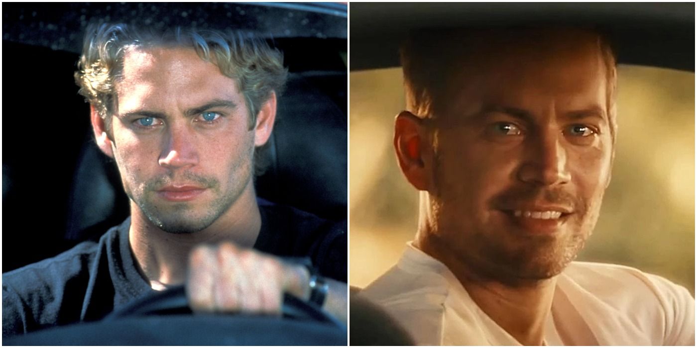 Paul Walker in the Fast and Furious films